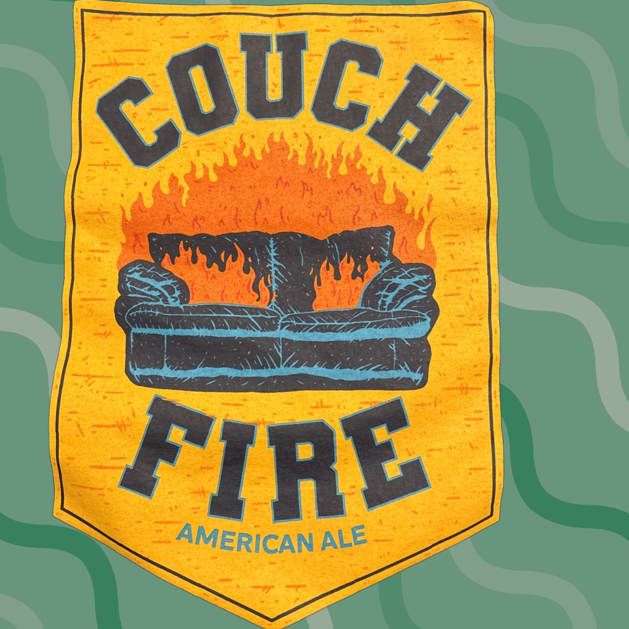 Next Level Spring House Brewery Shirt Men Size M Blue Beer Couch Fire Lager Next Level Size US M / EU 48-50 / 2 - 1 Thumbnail