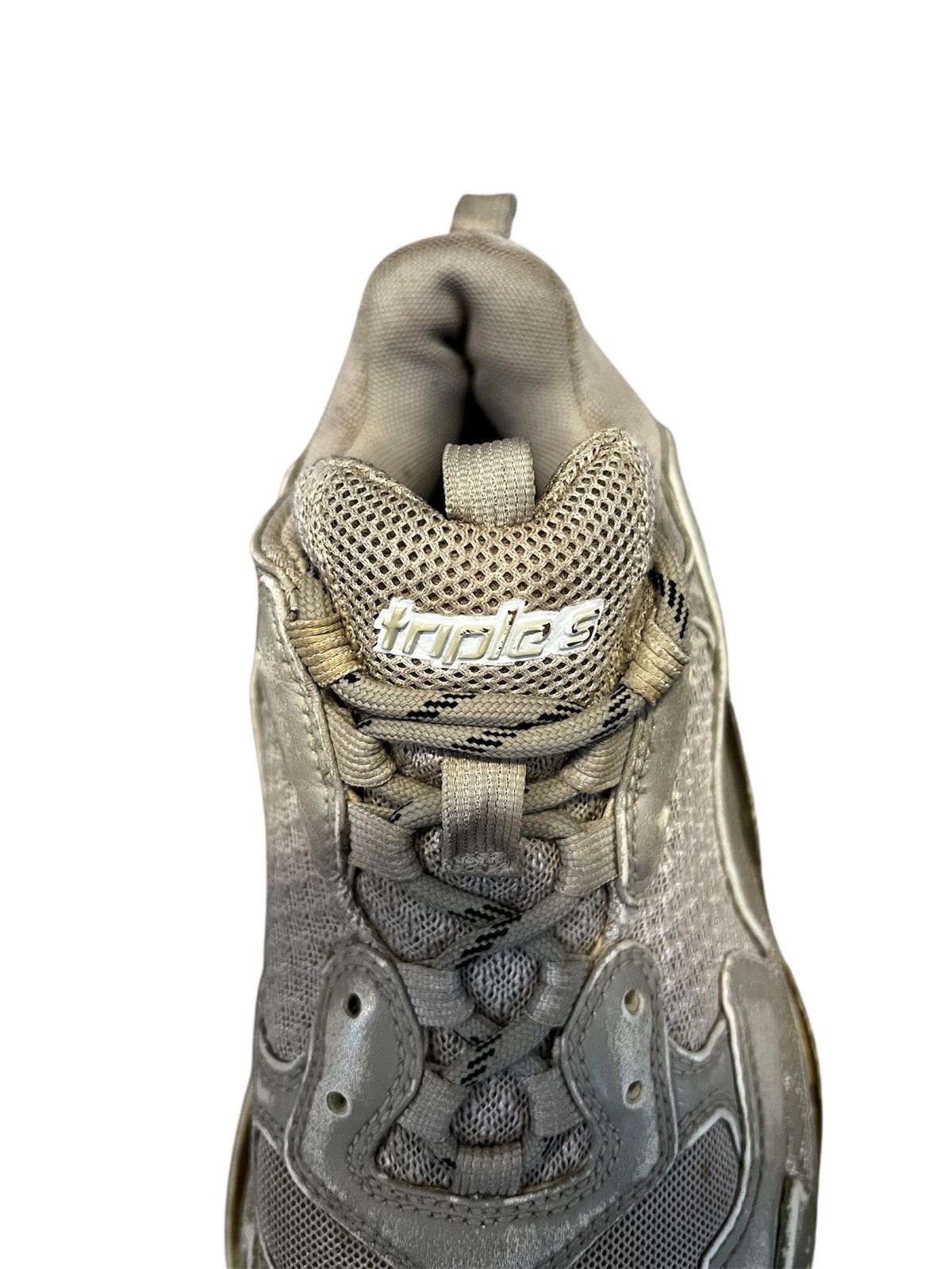 Balenciaga Balenciaga Triple S Mesh and Distressed Leather Size US 8 / IT 38 - 5 Thumbnail