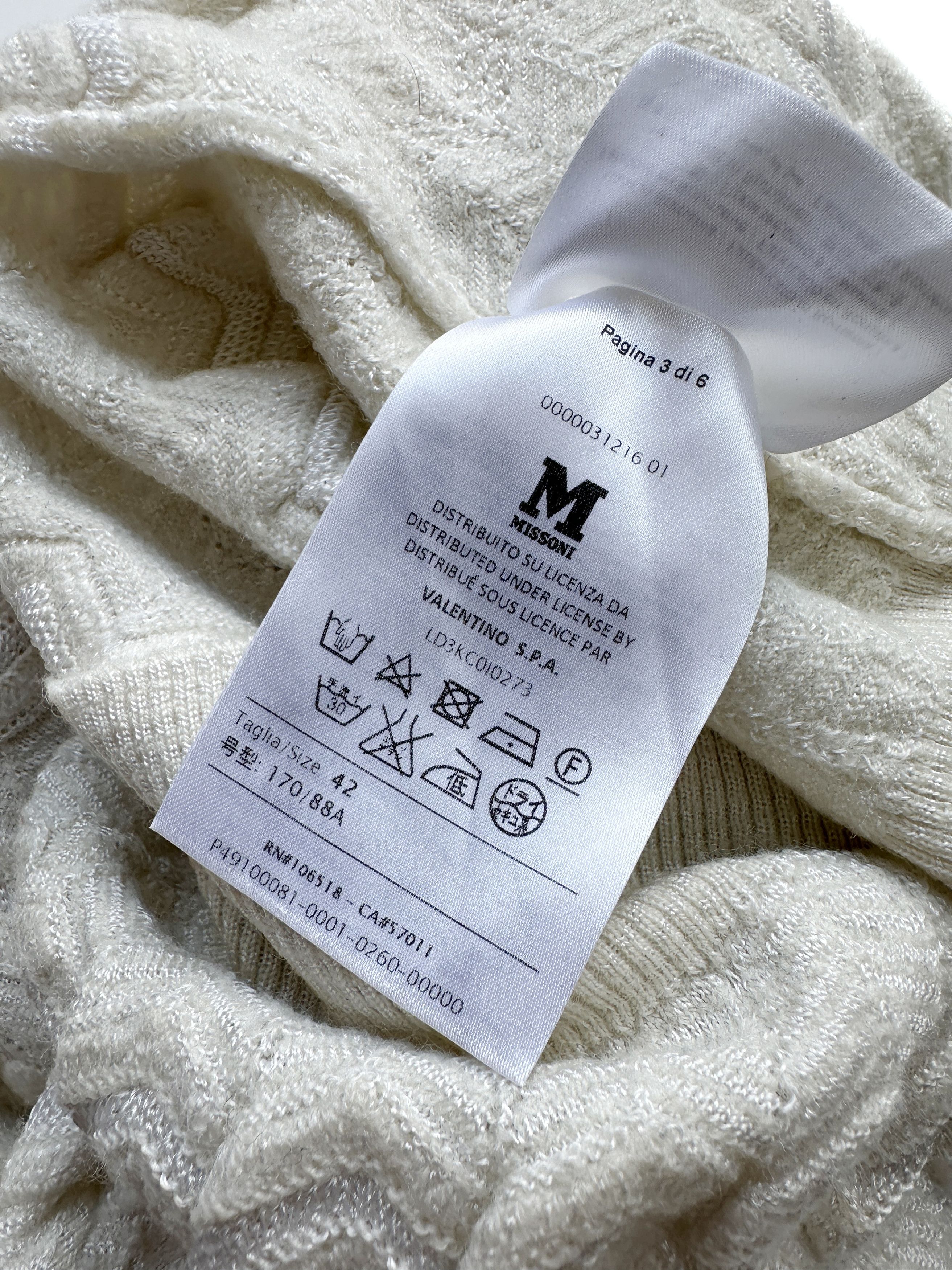 Missoni Missoni woman's milky wool sweater Size M / US 6-8 / IT 42-44 - 7 Thumbnail