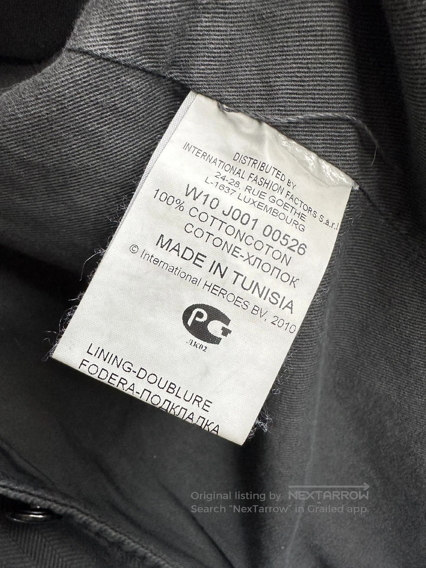 Dirk Bikkembergs dirk bikkembergs Four-pocket washable long coat| Size US S / EU 44-46 / 1 - 5 Thumbnail