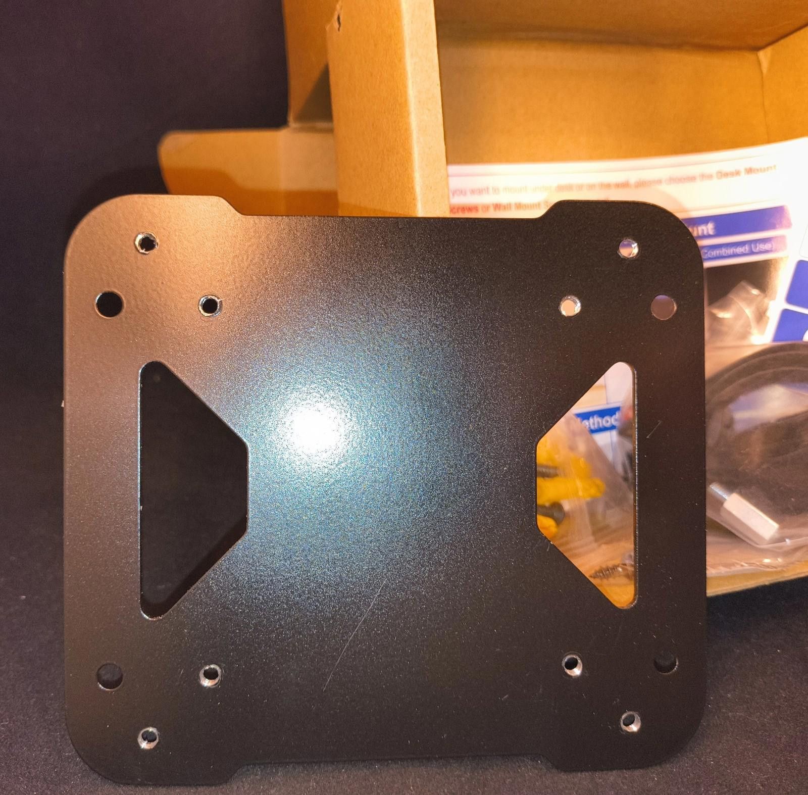 The Unbranded Brand Shock Resistant Metal Mini PC Mount Wall/Desk Installation Size ONE SIZE - 2 Thumbnail