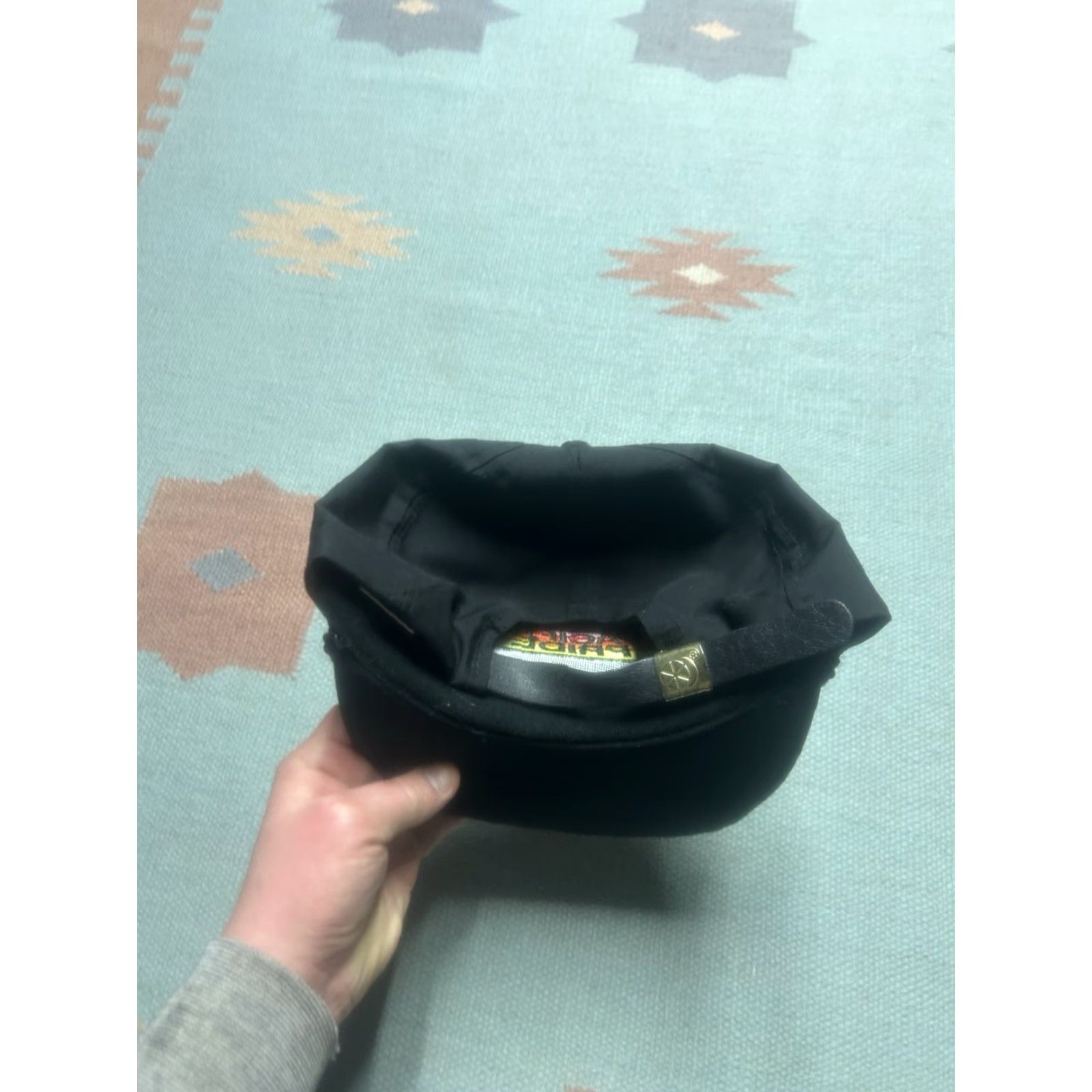 GAS VINTAGE Pacific Strapback Hat Cap Pride Gas Embroidered Adjustable Black Fuel Men Size ONE SIZE - 4 Thumbnail