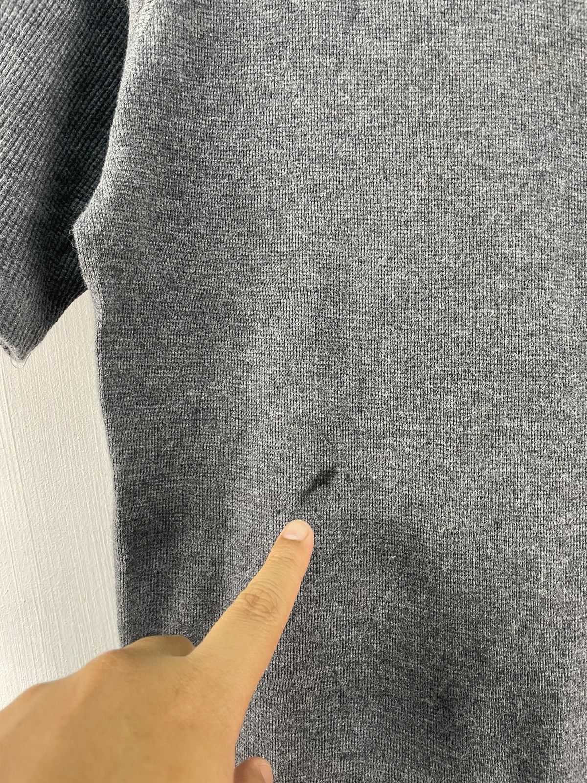 Burberry Vintage Burberry Tshirt Half Button Grey Size M Size US M / EU 48-50 / 2 - 6 Thumbnail