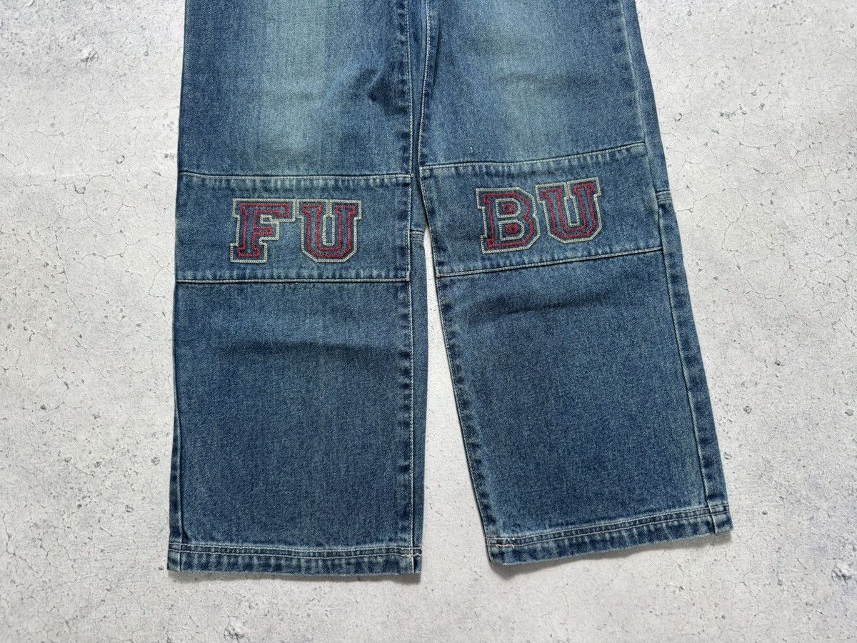 Fubu Fubu Vintage Denim Jeans Rap Skate Big Logo Size US 30 / EU 46 - 3 Thumbnail
