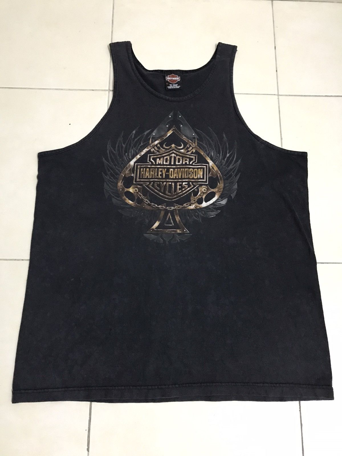 Harley Davidson Vintage Harley Davidson Pig Trail Tank Top Shirt Size US XL / EU 56 / 4 - 9 Thumbnail
