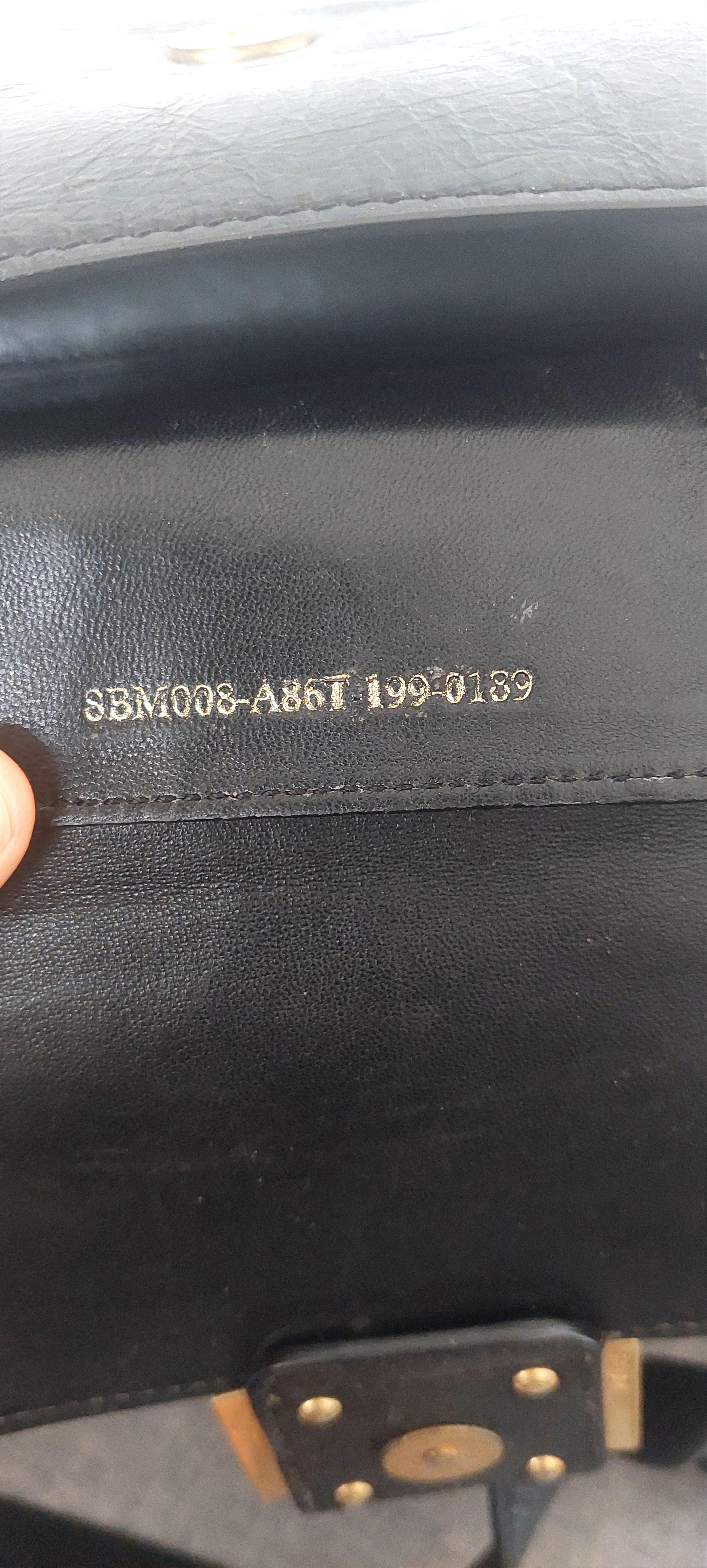 Fendi Fendi Baguette Black Leather Bag Belt Size ONE SIZE - 7 Thumbnail