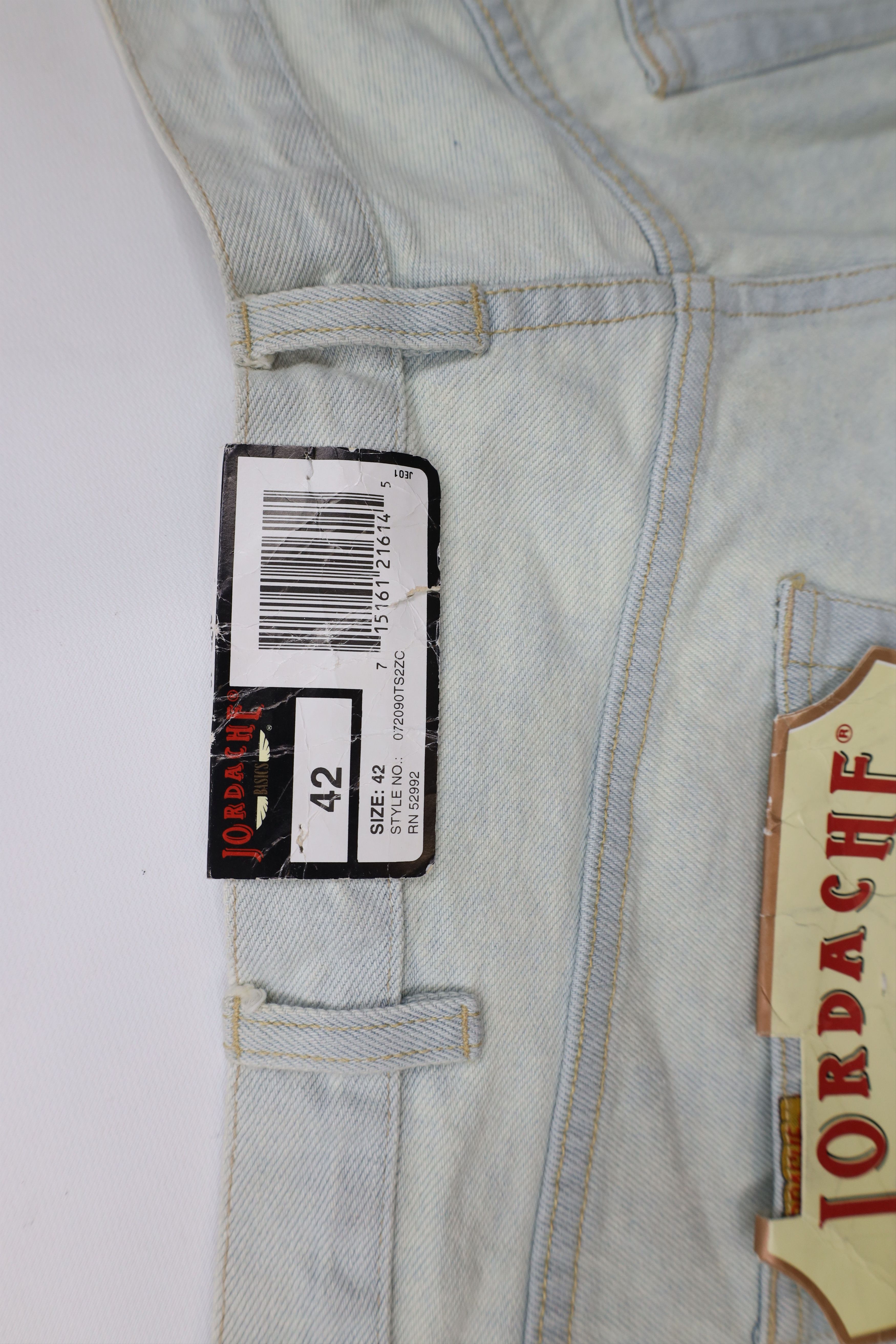 Vintage Deadstock Vintage 90s Streetwear Fit Denim Jean Shorts Blue Size US 42 / EU 58 - 12 Thumbnail