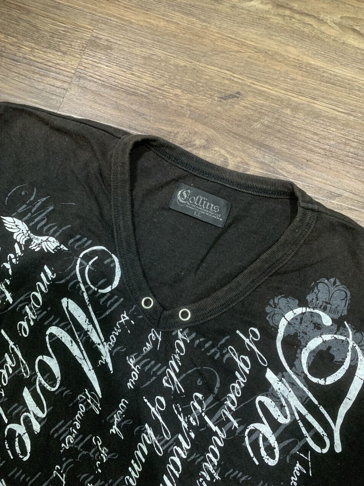 Japanese Brand Japanese Collins Poem The viridi anne Style Tee Shirt Size US L / EU 52-54 / 3 - 5 Thumbnail