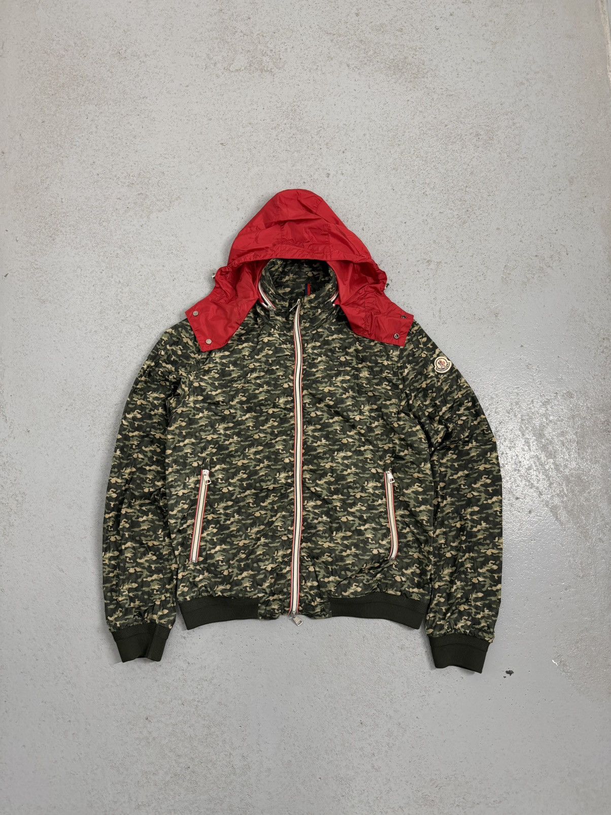 Moncler Moncler Camo Hooded Light Jacket Size US M / EU 48-50 / 2 - 1 Thumbnail