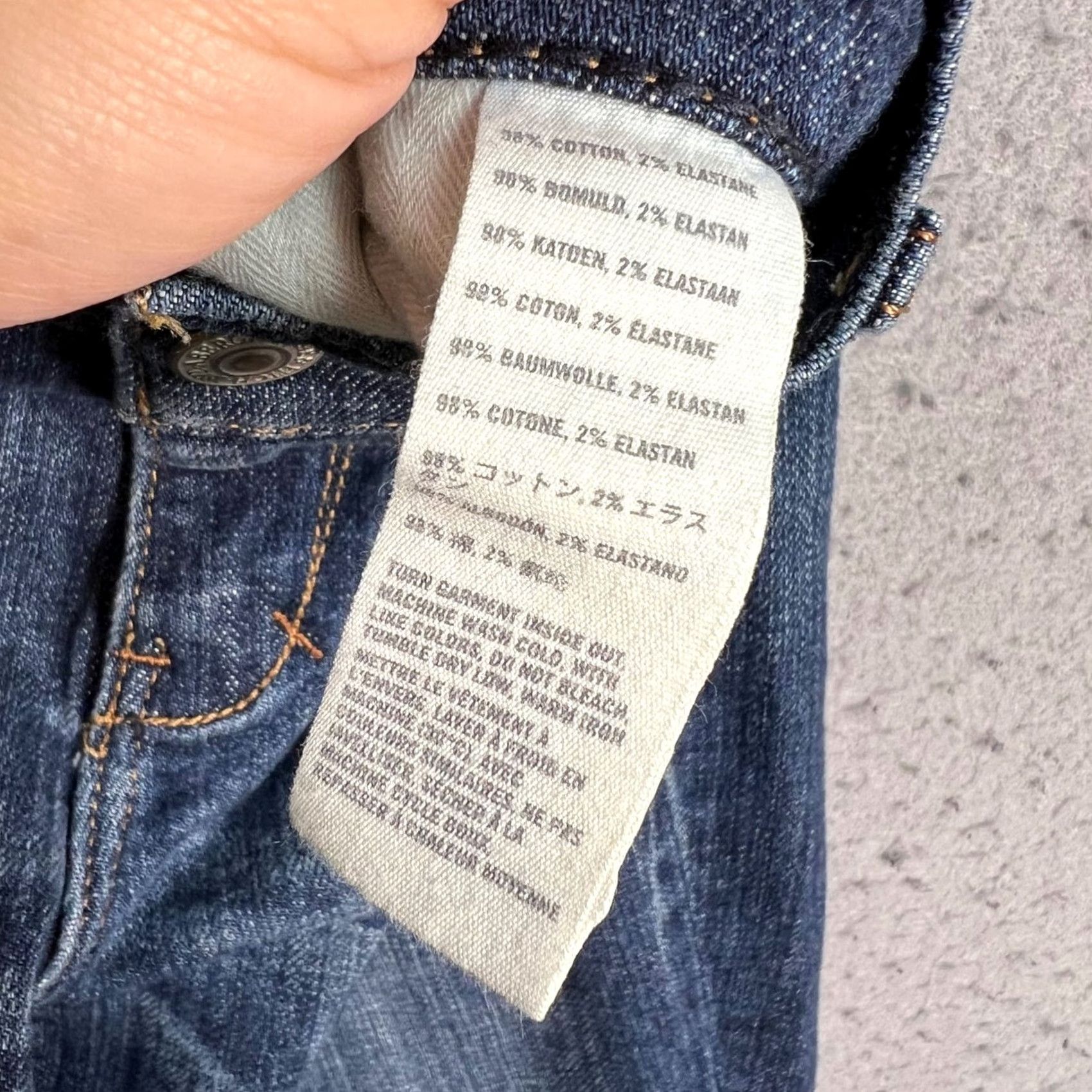 Abercrombie & Fitch Abercrombie & Fitch Womens Skinny Jeans Blue Denim Stretch 26 x 31 5-Pocket Regular Size Threaded Size 26" / US 2 / IT 38 - 4 Thumbnail