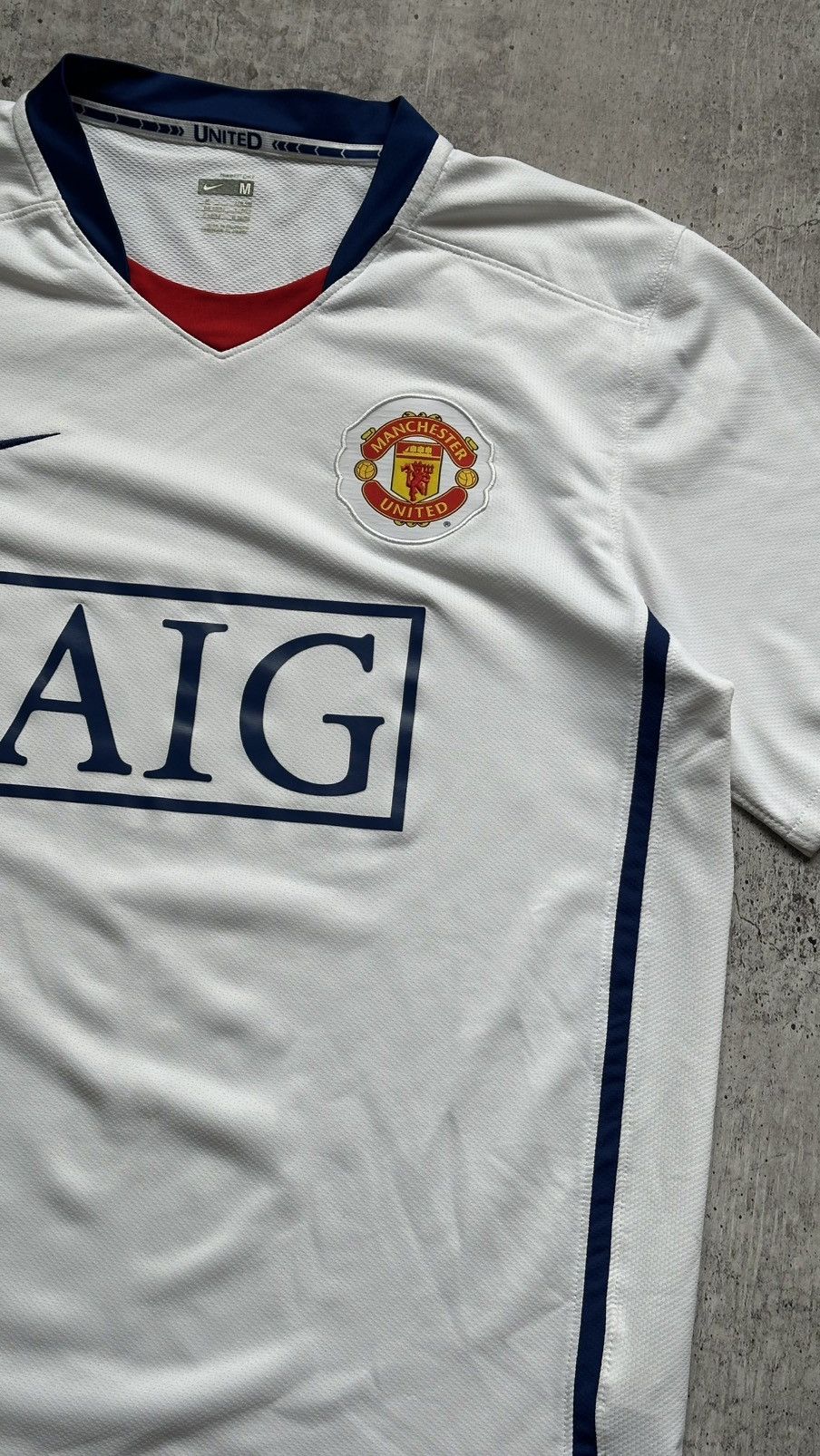 Nike 2008/09 Nike Manchester United Vintage Away Soccer Jersey Size US M / EU 48-50 / 2 - 3 Thumbnail