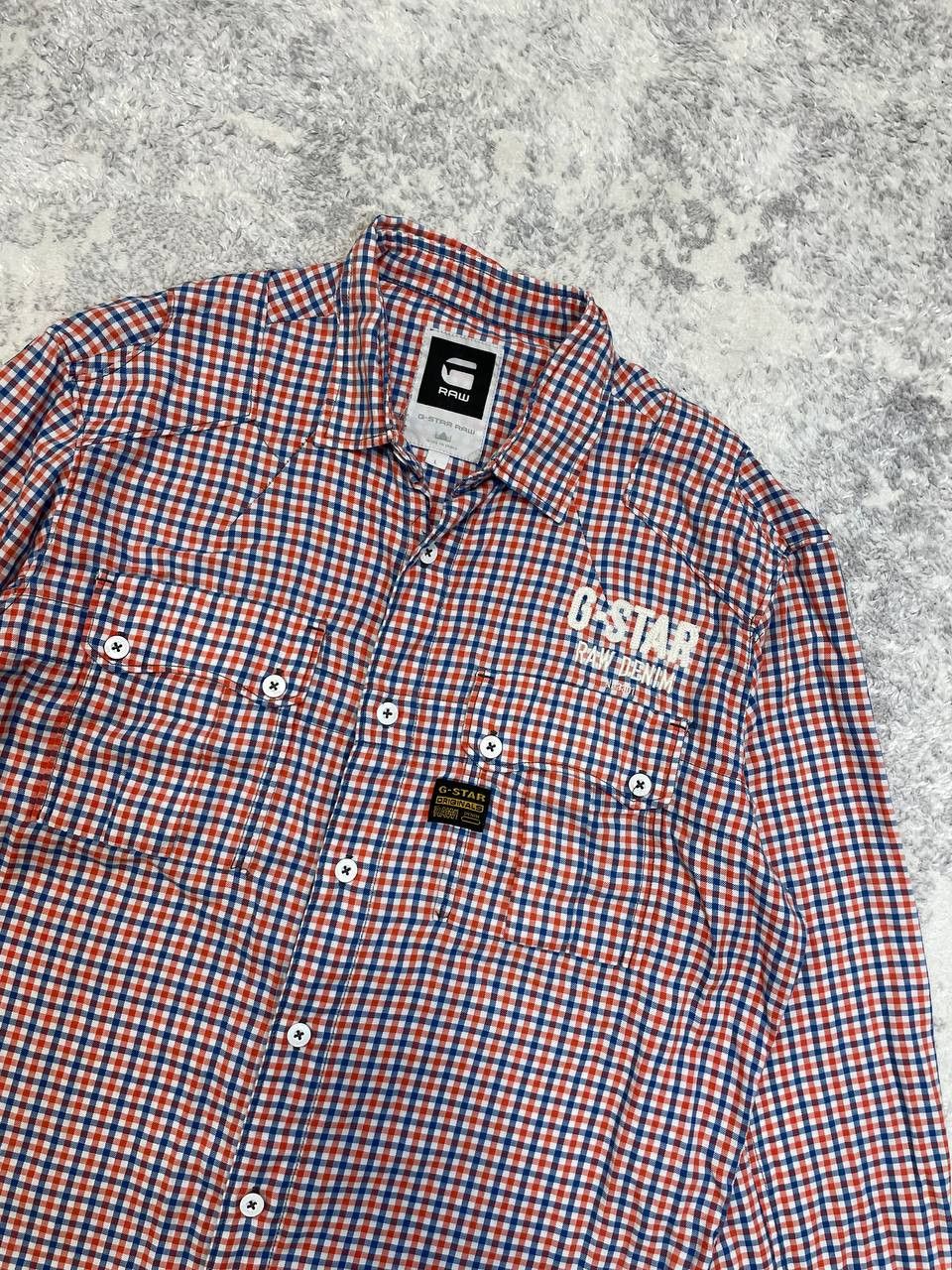 G-Star G-Star Raw Classic Checked Long Sleeve Shirt Size L Size US L / EU 52-54 / 3 - 5 Thumbnail