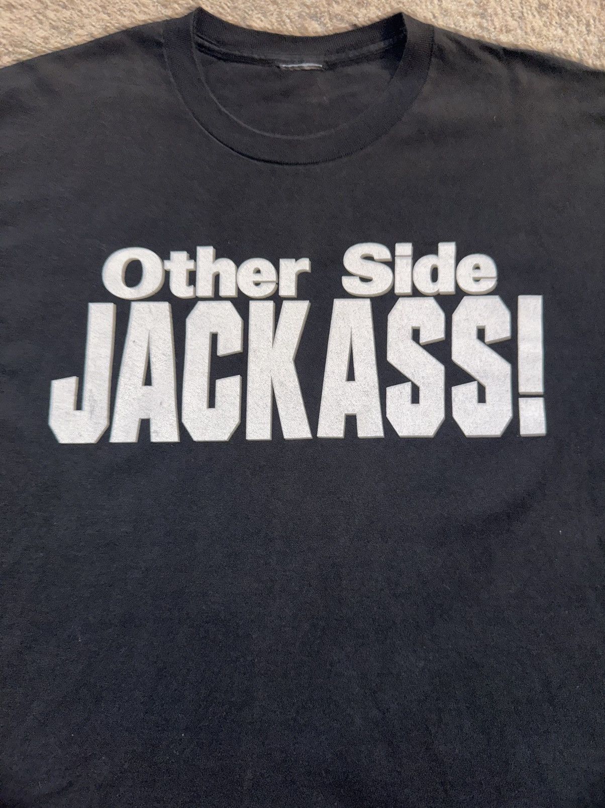 Vintage Vintage Stone Cold Steve Austin Other Side Jackass! T-Shirt Size US XL / EU 56 / 4 - 3 Thumbnail