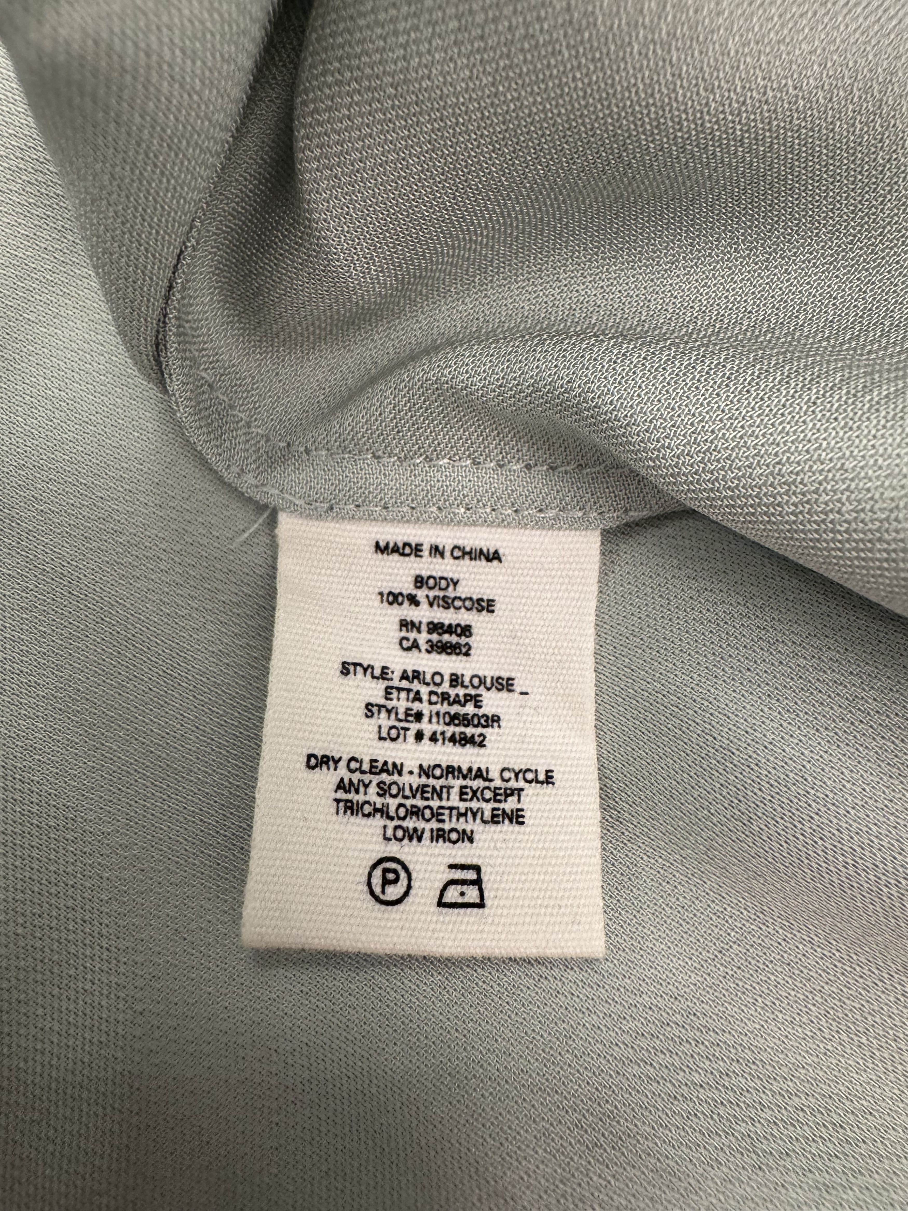 Theory Theory Arlo_Etta Drape Blouse - Small Size S / US 4 / IT 40 - 6 Thumbnail