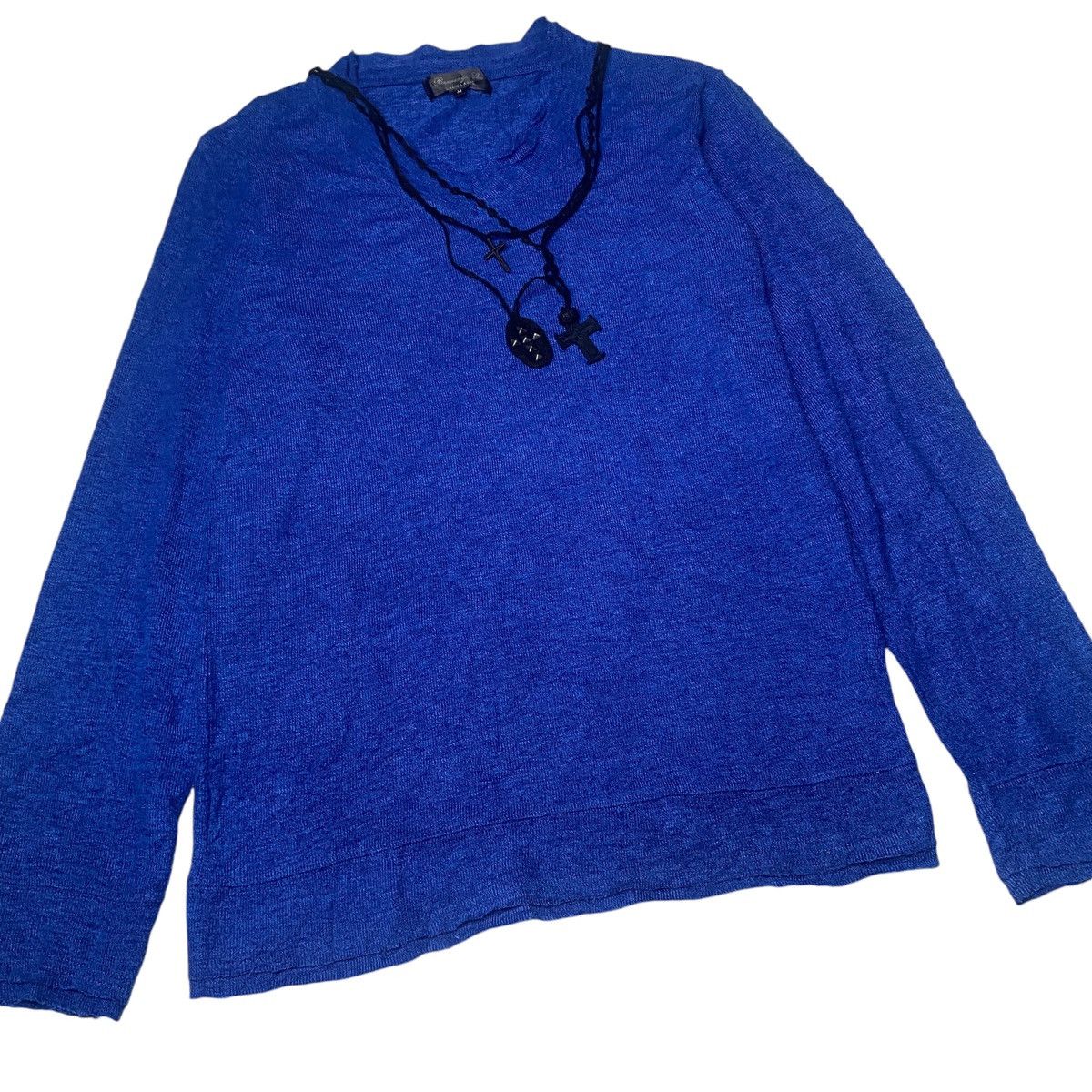 If Six Was Nine 2000's Bernings Sho Knitted Cross Necklace L/S Size US S / EU 44-46 / 1 - 4 Thumbnail