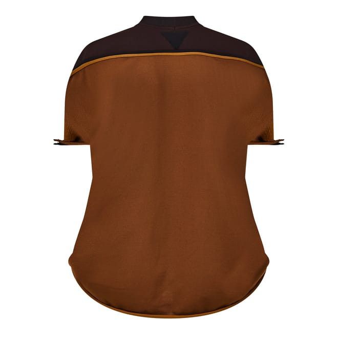 Bottega Veneta Bottega Veneta Oversize Fit Crew Neck T-Shirt in Brown Size L / US 10 / IT 46 - 2 Thumbnail