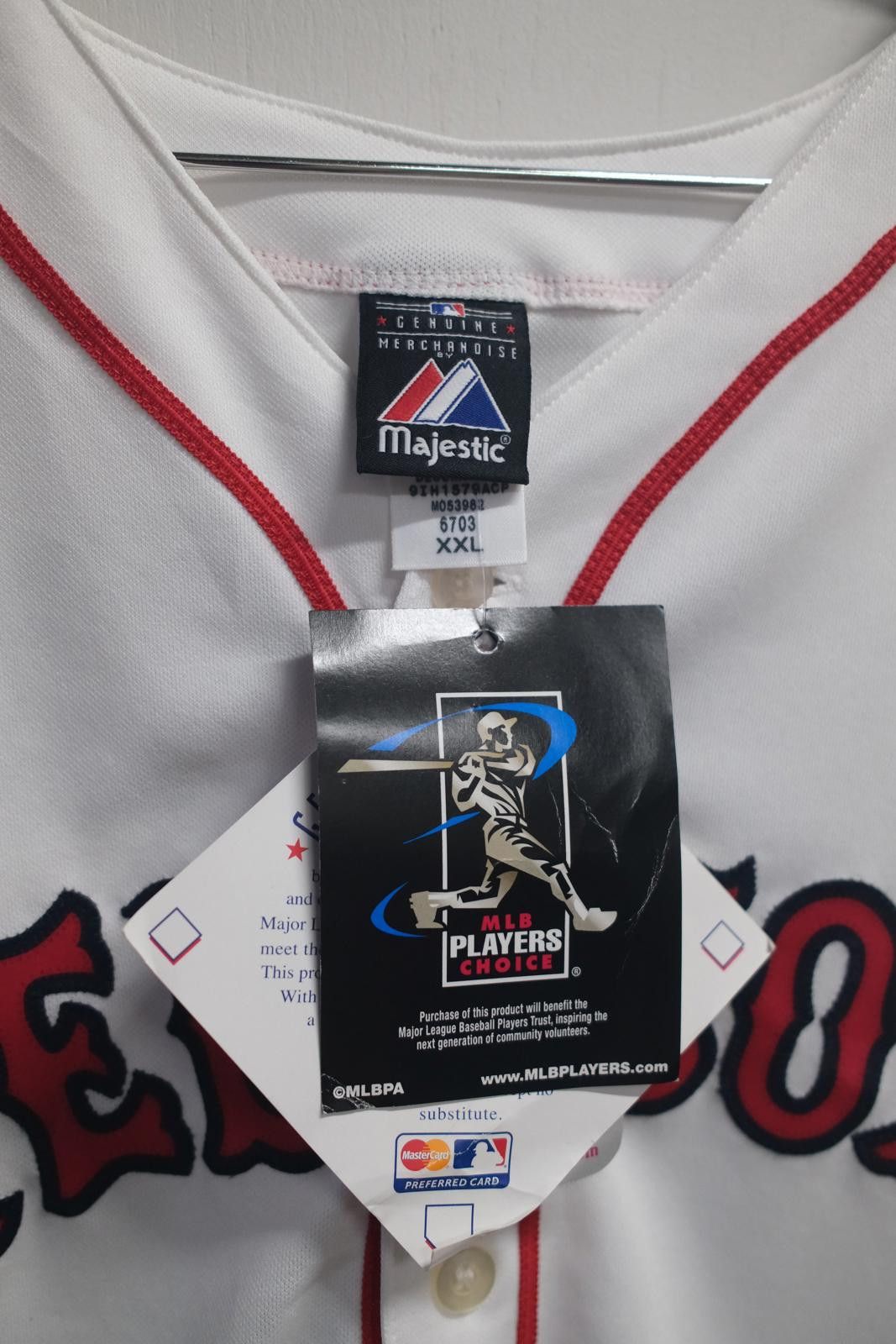 Majestic 00's Majestics Boston Red Sox Youkilis #20 Baseball Jersey Size US M / EU 48-50 / 2 - 3 Thumbnail