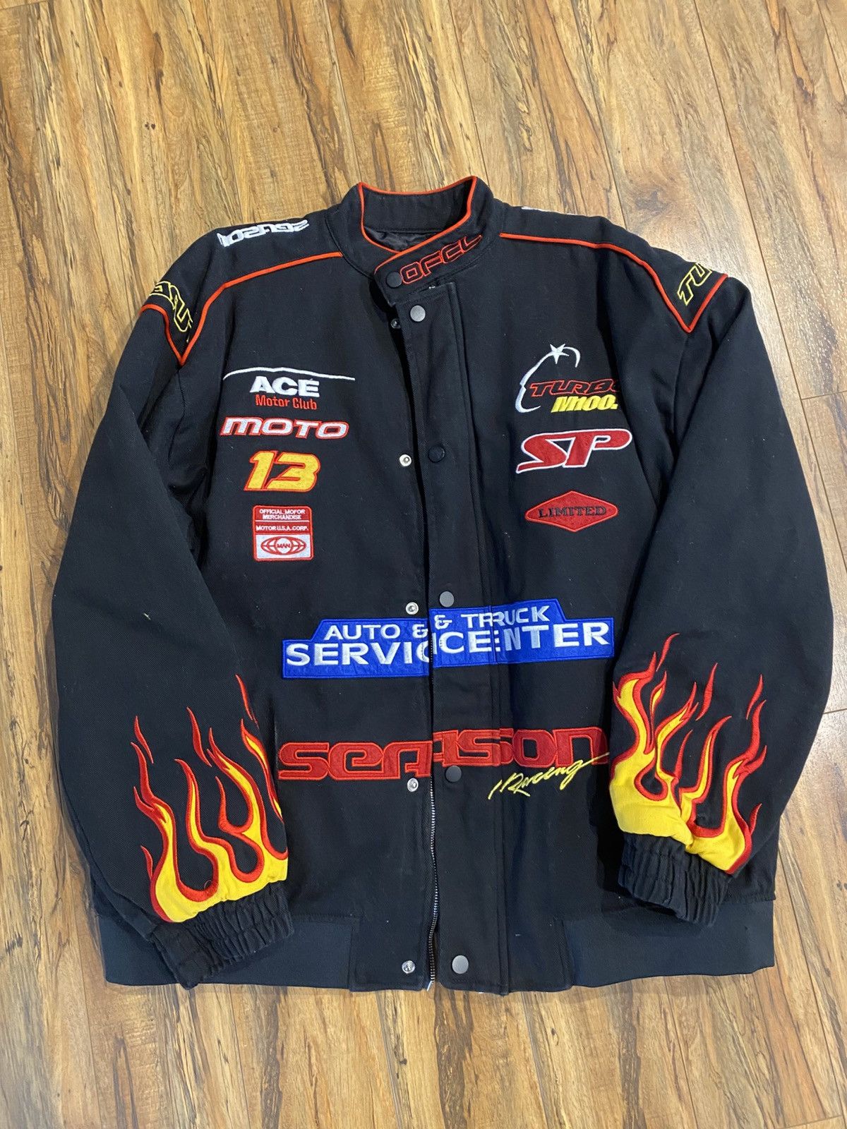 Boohoo × Vintage Boohoo Man Race Car Jacket Size US M / EU 48-50 / 2 - 1 Thumbnail