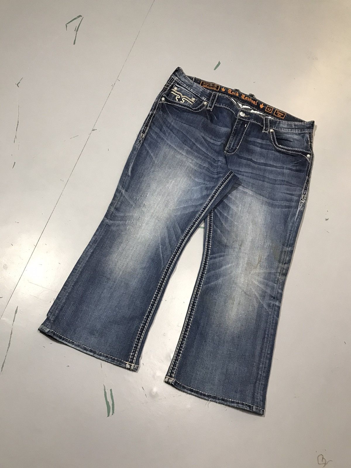 Rock Revival Vintage rock revival embroidered denim Size US 44 / EU 60 - 3 Thumbnail