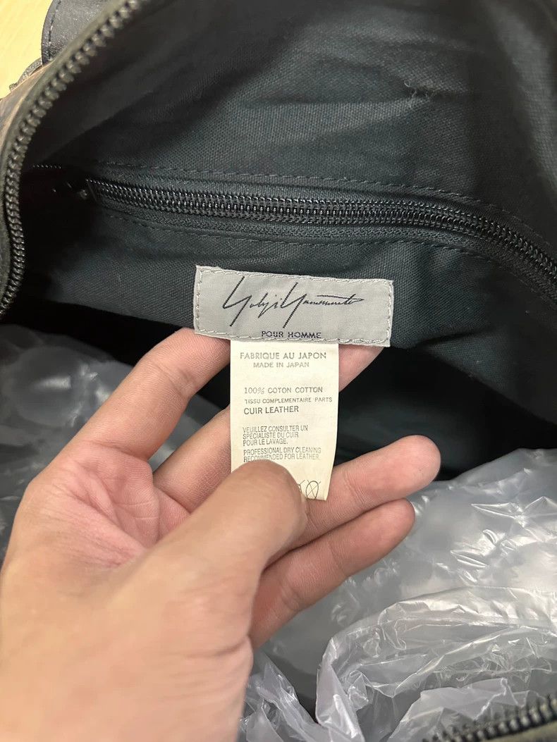 Yohji Yamamoto Yohji Yamamoto Bucket Canvas Patchwork Cross-body Bag Hand Size ONE SIZE - 9 Thumbnail