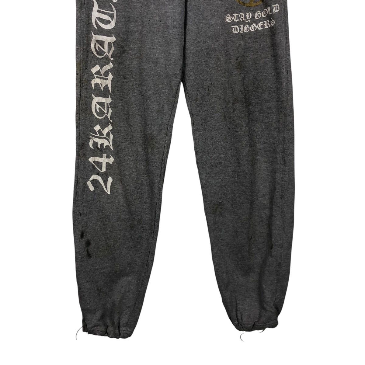 Japanese Brand 📌24 Karats Stay Gold Jogger Pants Punk Design Size US 30 / EU 46 - 6 Thumbnail