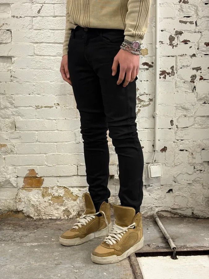Celine Celine Black Slim Denim Jeans Size US 30 / EU 46 - 3 Thumbnail