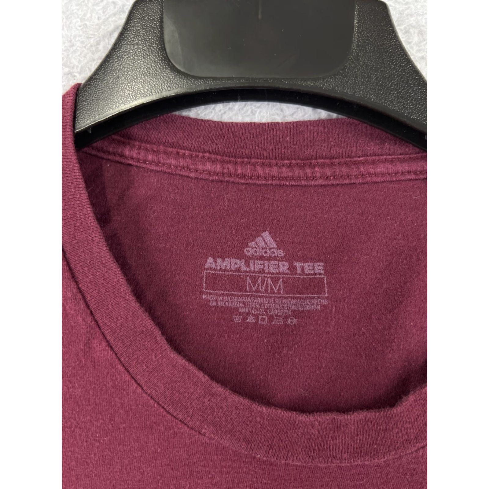 Adidas Adidas Shirt Mens Medium Red Short Sleeve Crew Neck Logo 100% Cotton T-Shirt Sports Body 1990s Size US M / EU 48-50 / 2 - 4 Thumbnail