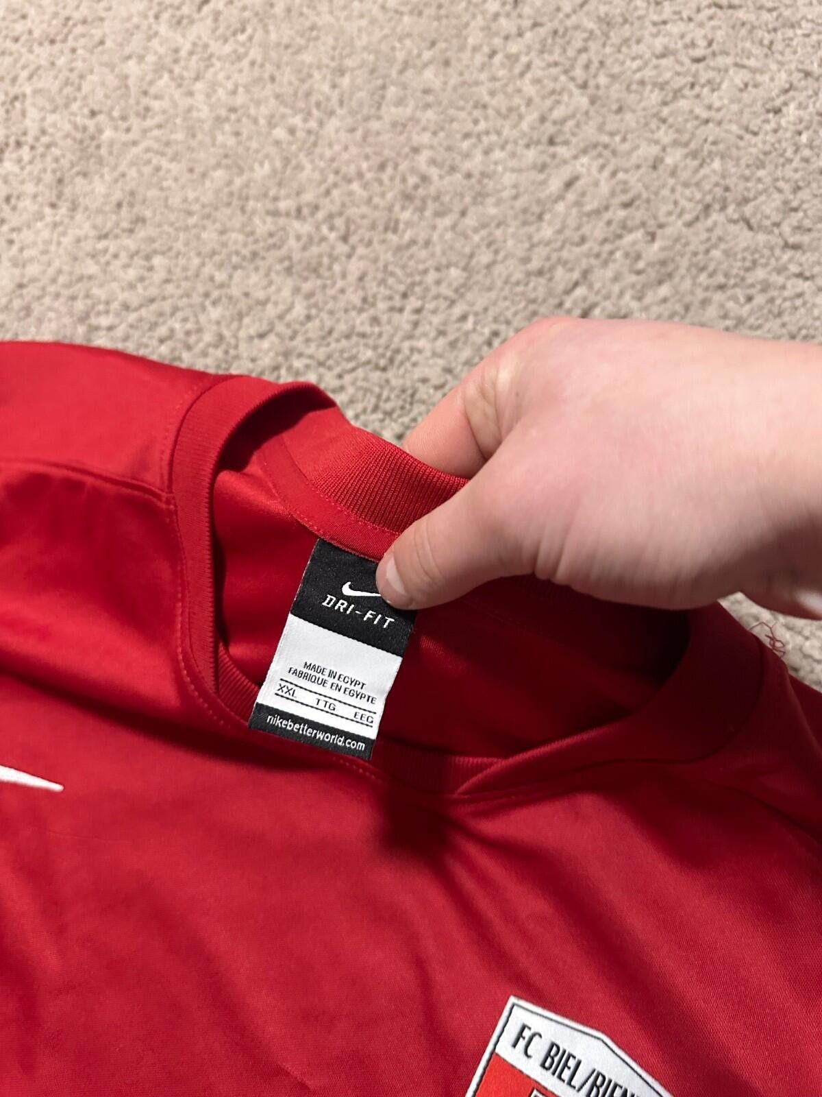 Nike Fc Bien-Bienne 2014/15 Football Shirt Soccer Jersey Sz XL Size US XL / EU 56 / 4 - 4 Thumbnail