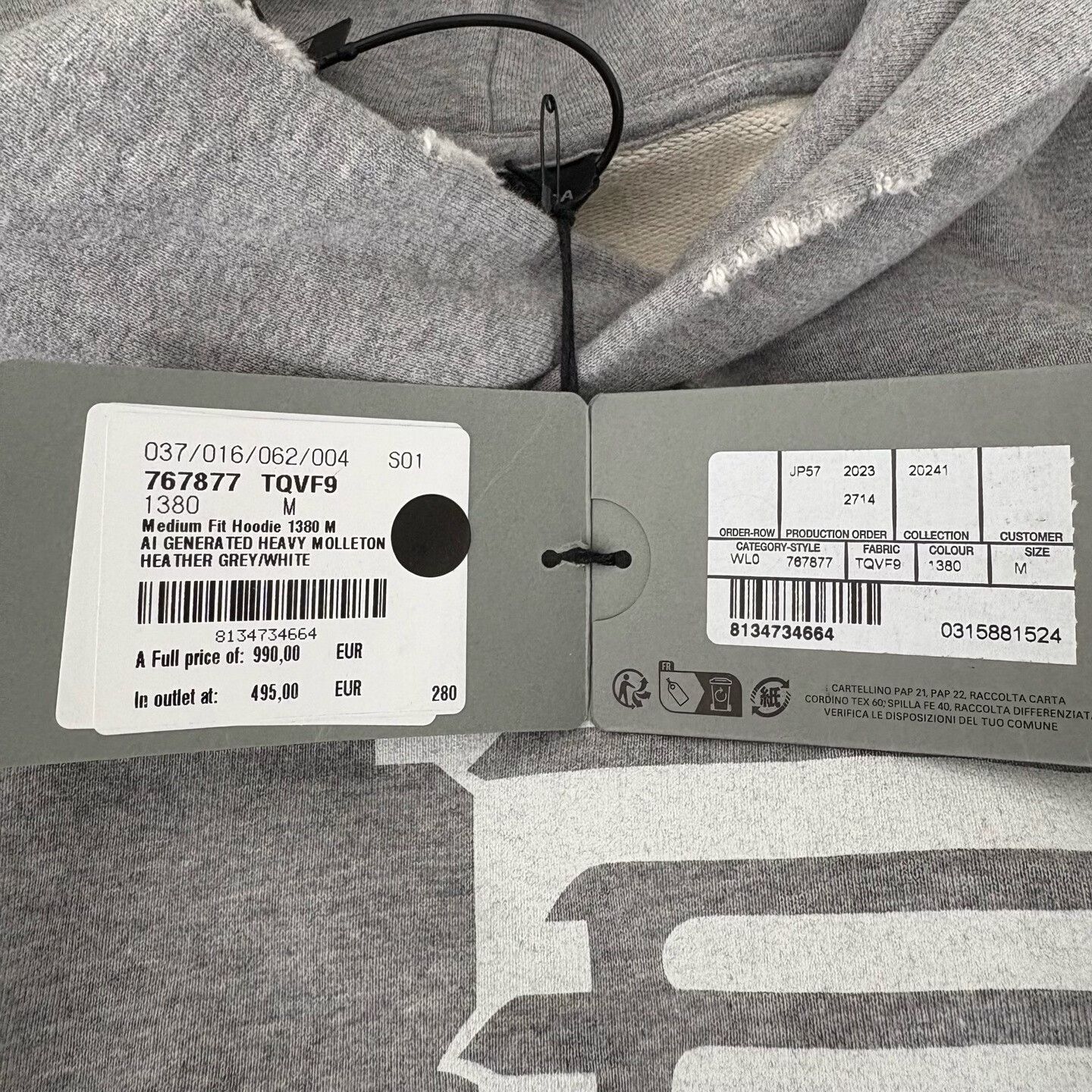 Balenciaga balenciaga logo print hoodie sweatshirt Size US M / EU 48-50 / 2 - 4 Thumbnail