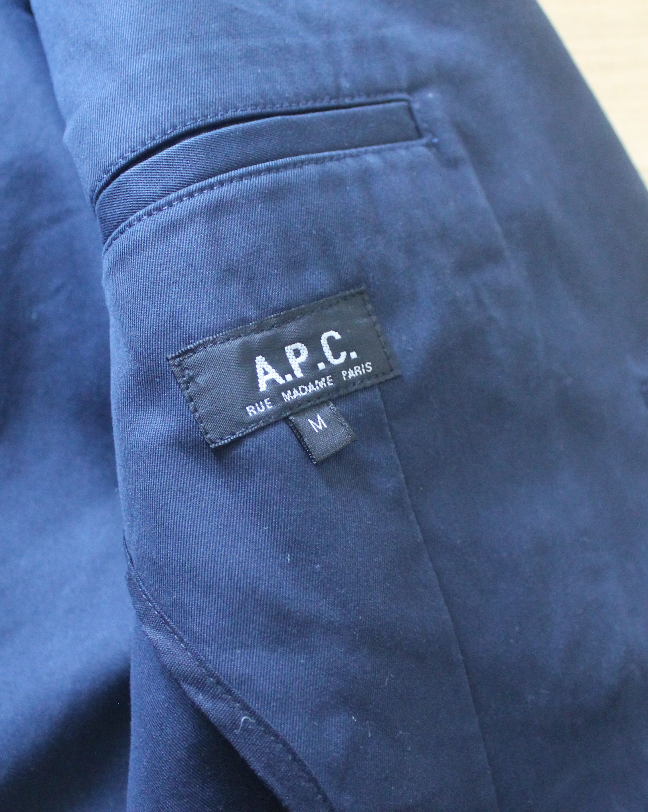 A.P.C. A.P.C. Coton Navy Blazer Size 36R - 6 Thumbnail