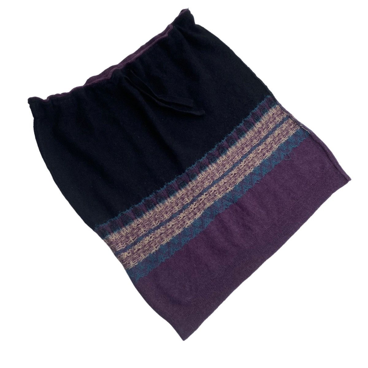 Yohji Yamamoto 💕Iconic Rare Y’s by YOHJI YAMAMOTO Tie Belt OS Wool Skirt Size 28" / US 6 / IT 42 - 3 Thumbnail