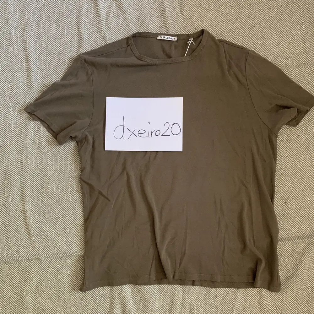 Our Legacy Our Legacy T-Shirt Dark Olive 54 Size US L / EU 52-54 / 3 - 1 Thumbnail