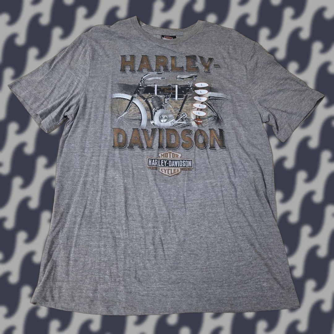 Harley Davidson VINTAGE Harley-Davidson Shirt Mens L Gray Black Magic Williston ND Motorcycle Tee Size US L / EU 52-54 / 3 - 1 Thumbnail