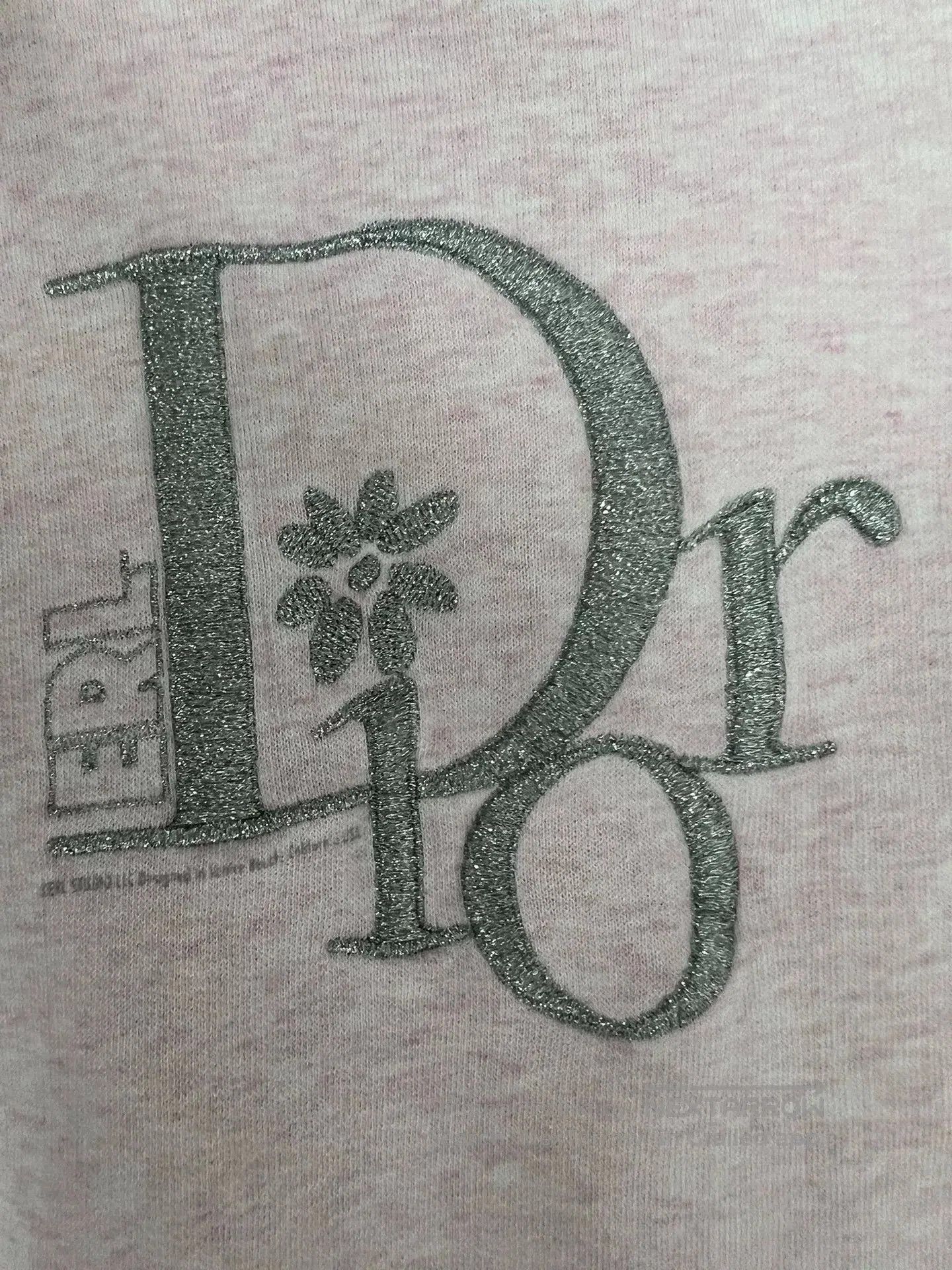 Dior Dior Logo Embroidered Pink Sweatshirt. Size XL / US 12-14 / IT 48-50 - 4 Thumbnail