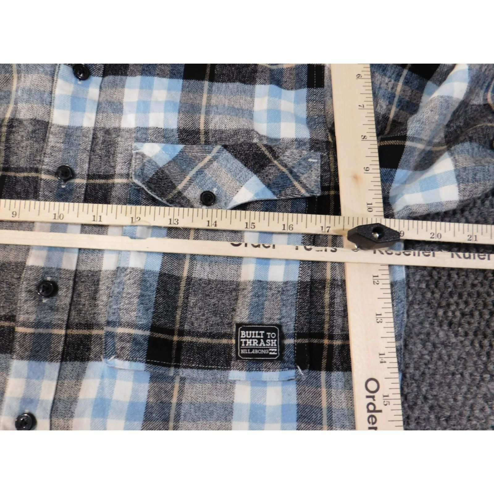 Billabong Billabong Shirt Mens Small Gray Plaid Button-Up Long Sleeve Cotton Nylon Flannel Outdoor Classic Button-Down Collared Button 1990s? Size US S / EU 44-46 / 1 - 5 Thumbnail