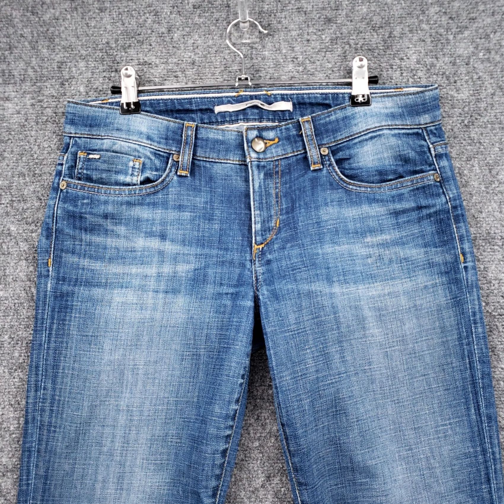 Vintage Joe's Jeans Womens Blue Candice Cropped Mid Rise Stretch Denim Jeans 28 Medium Wash Size 28" / US 6 / IT 42 - 3 Thumbnail