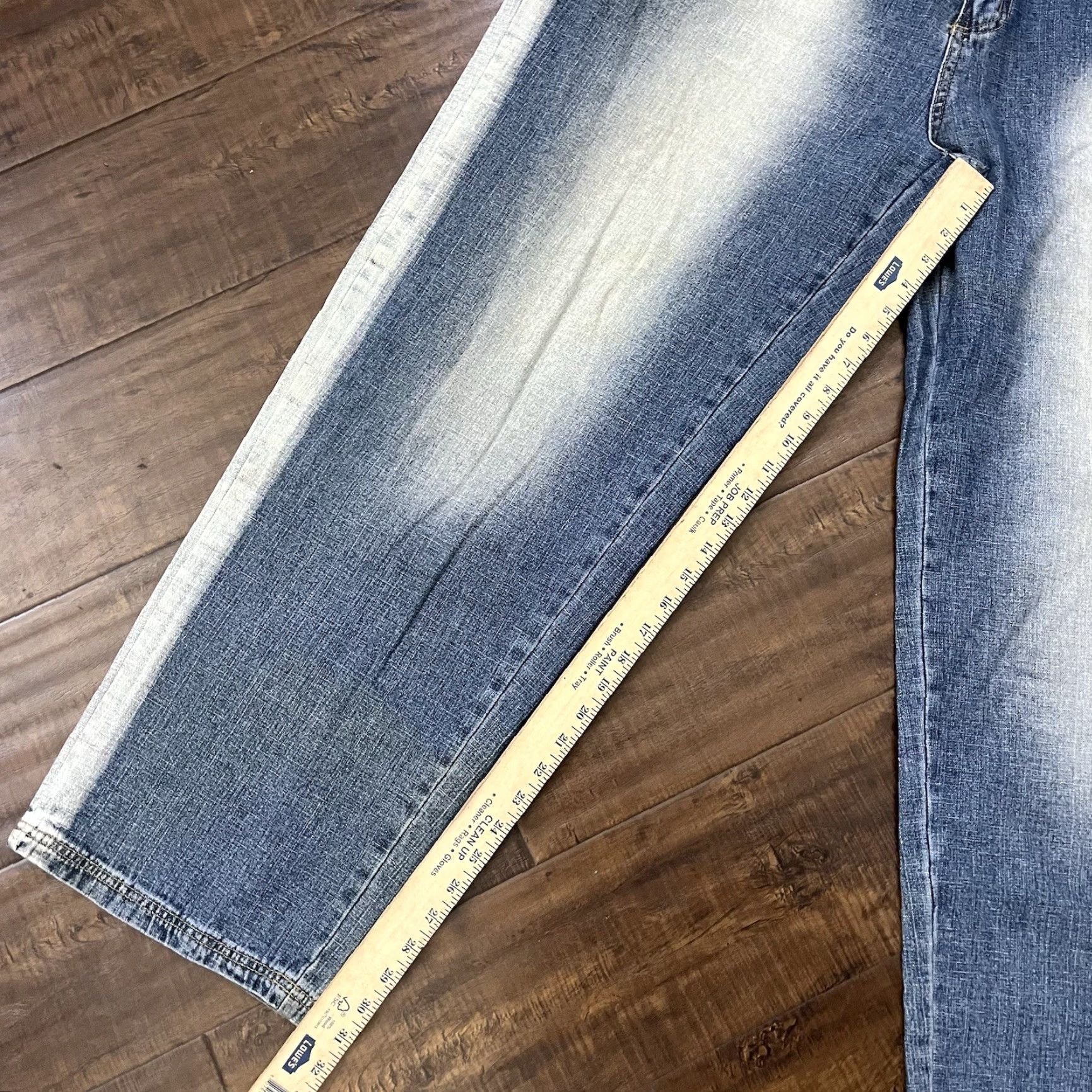 Vintage VINTAGE Noize Jeans Jeans 38x31 Blue Embroidered Wide-Leg Denim Mens 90s Grunge Jnco Cyber Baggy Baggy Jeans 38x31 Regular Mens Size US 38 / EU 54 - 4 Thumbnail