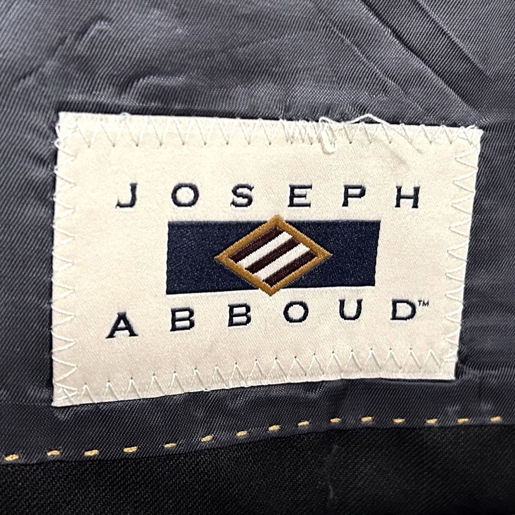 Joseph Abboud Joseph Abboud Sport Coat BLACK Wool 44L Double Vented Two-Button Notch Lapel 2 Piece Formal Mens Regular Jacket Coat Size US XS / EU 42 / 0 - 3 Thumbnail