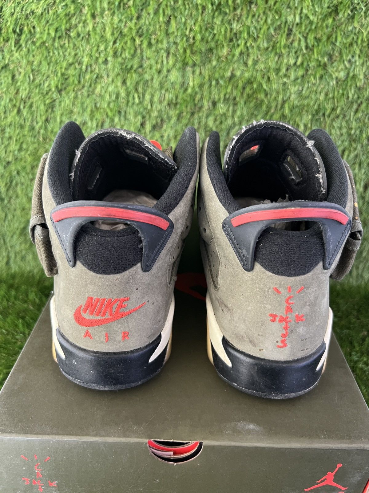 Jordan Brand × Nike × Travis Scott Jordan 6 Retro Travis Scott Olive Size US 7 / EU 40 - 9 Thumbnail