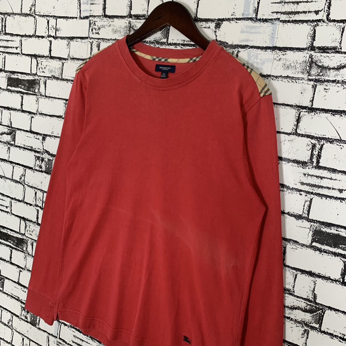 Burberry × Designer Luxury Brand Burberry London Sweatshirt Burberry Longsleeve Size US M / EU 48-50 / 2 - 3 Thumbnail