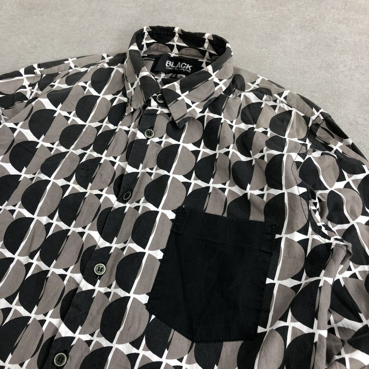 Comme des Garcons 🇯🇵 Vintage Comme des Garcons Black Label Anstrack Long Shirt Size US S / EU 44-46 / 1 - 3 Thumbnail