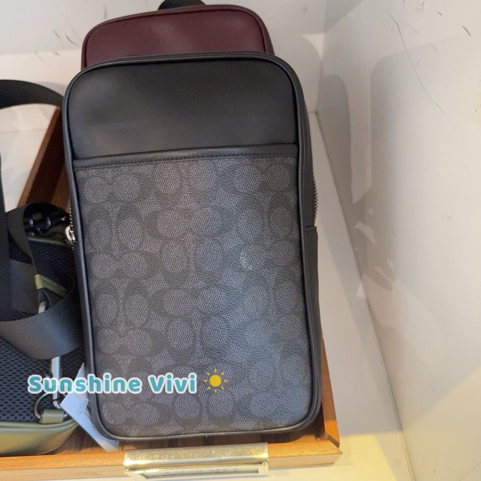 Coach NWT Coach CCQ51 Turner Pack Leather Bag Messenger Size ONE SIZE - 1 Thumbnail