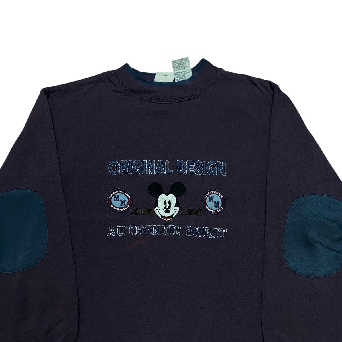 Disney × Vintage Vintage 90's Disney's Mickey Mouse Mickey & Co Sweatshirts Size US L / EU 52-54 / 3 - 3 Thumbnail