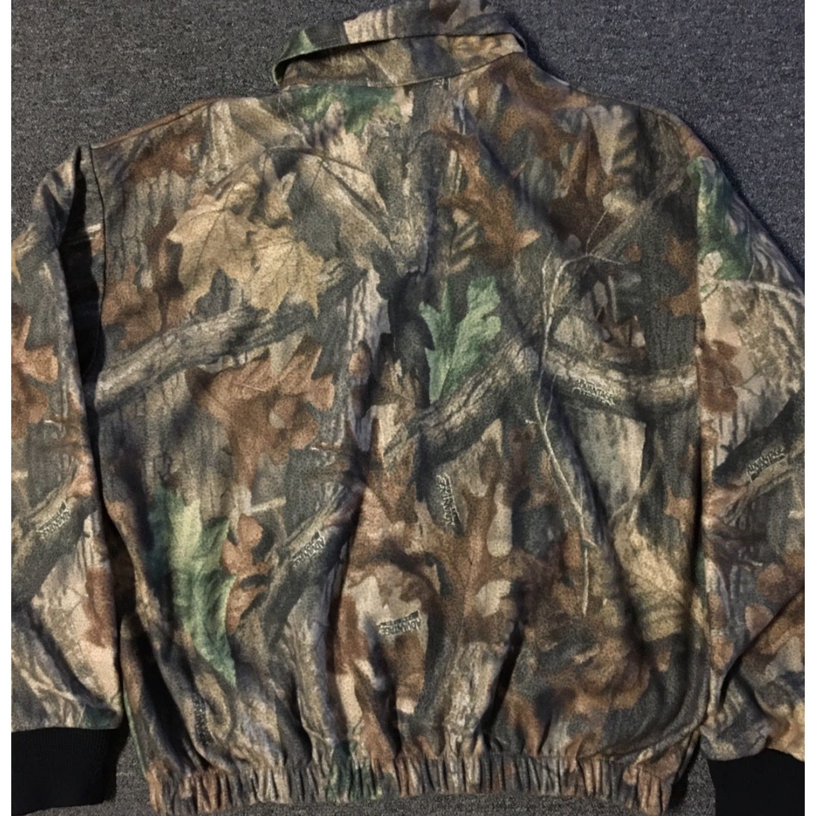 Realtree Vtg 80s 90s Realtree Advantage Camo Bomber Jacket XL USA Hunting Army Military Grunge Size US XL / EU 56 / 4 - 3 Thumbnail