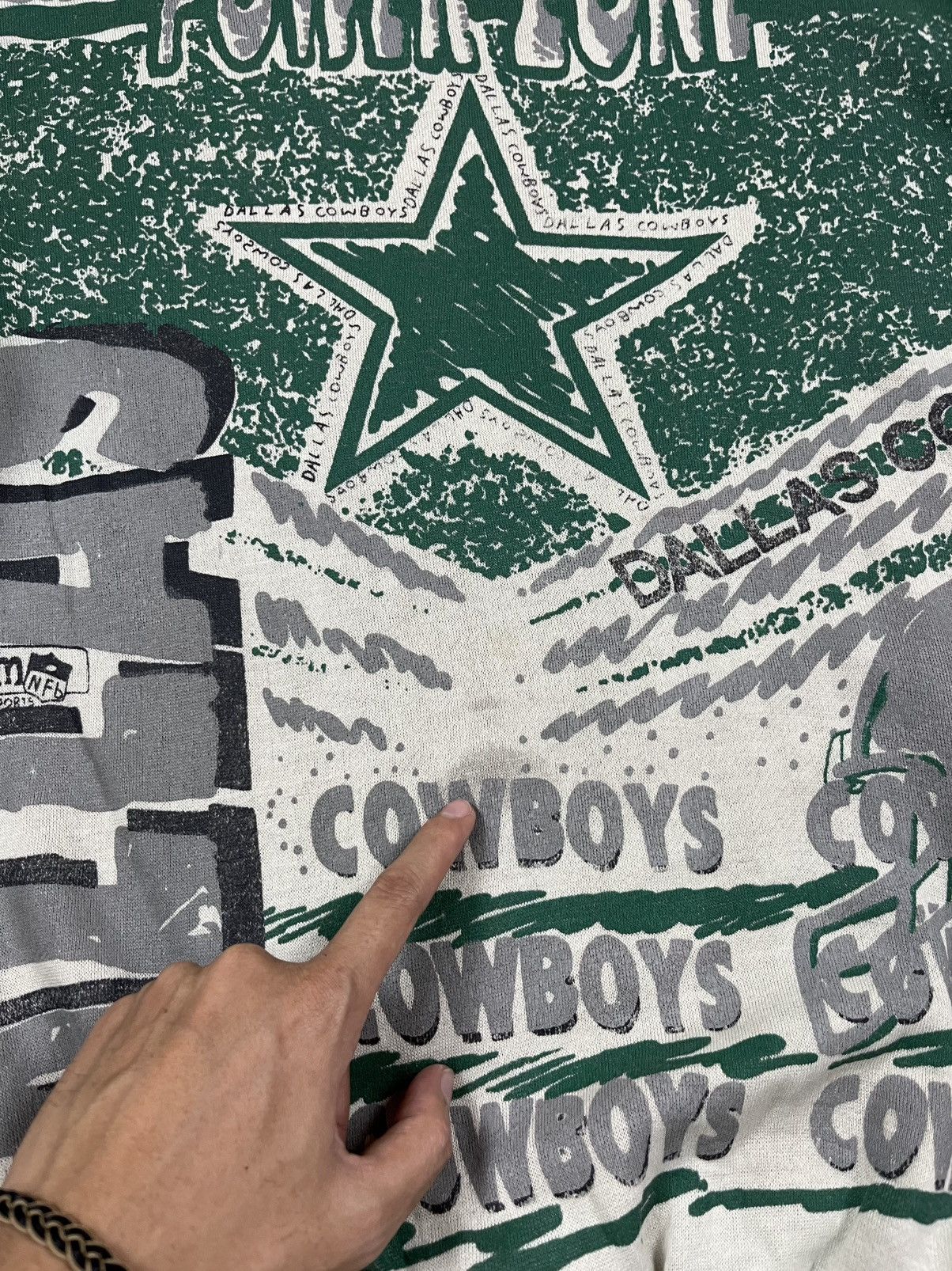 NFL 90s Dallas Cowboys NFL sweatshirt Size US M / EU 48-50 / 2 - 7 Thumbnail