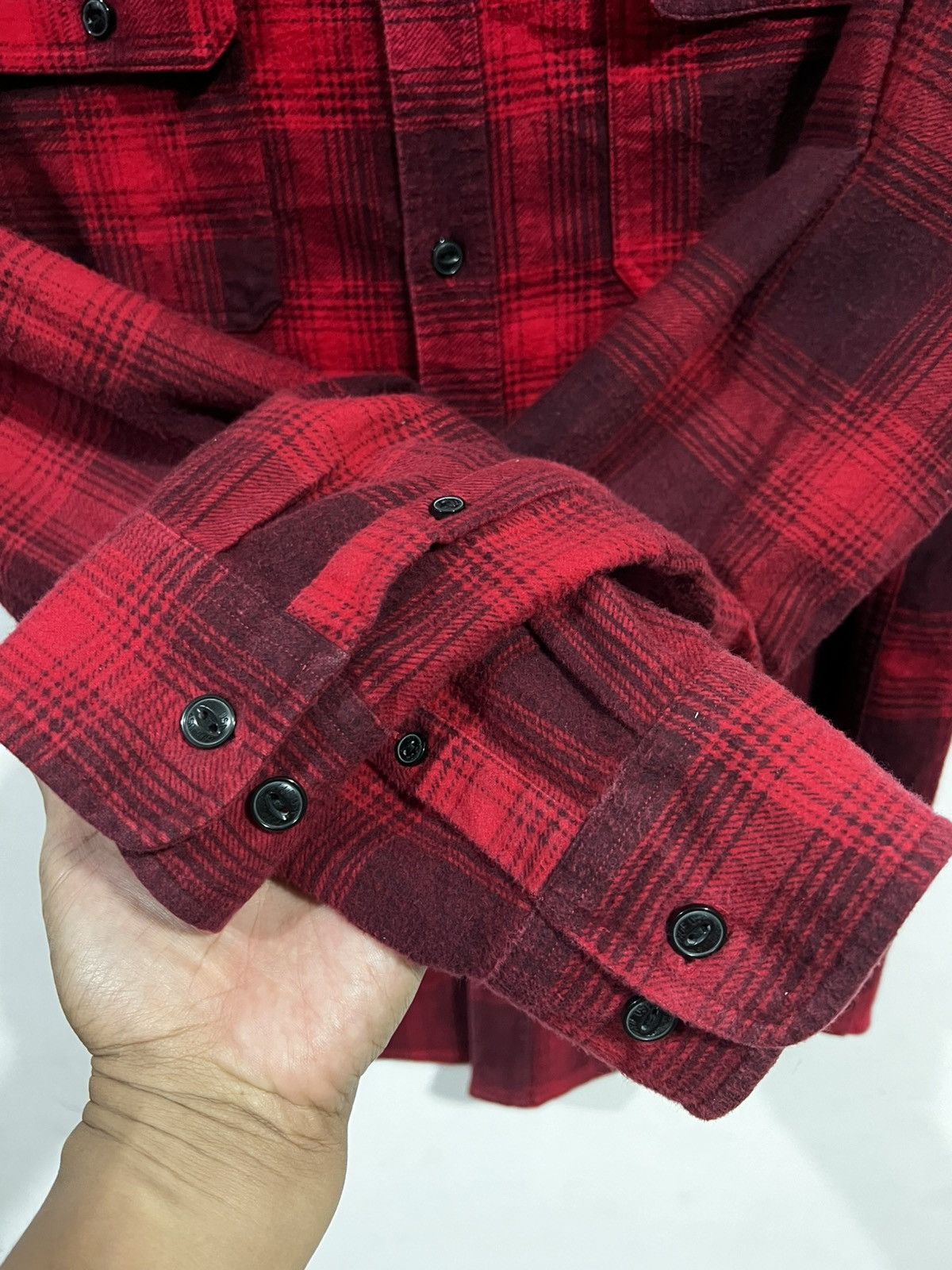 Huf Huf Freeman Flannel Button Down in Red Size US M / EU 48-50 / 2 - 6 Thumbnail
