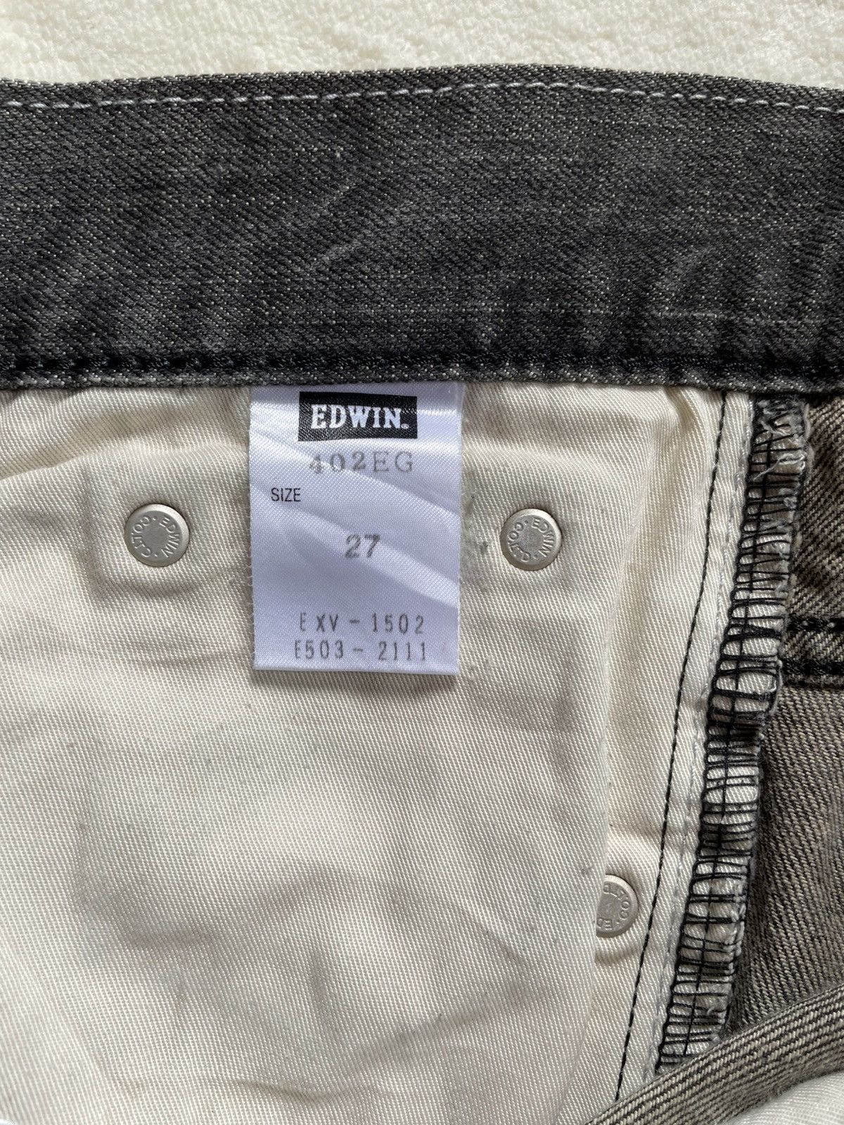 Edwin Vintage Edwin XV Edge Mudwash Dark Colour Denim Jeans Size US 29 - 9 Thumbnail