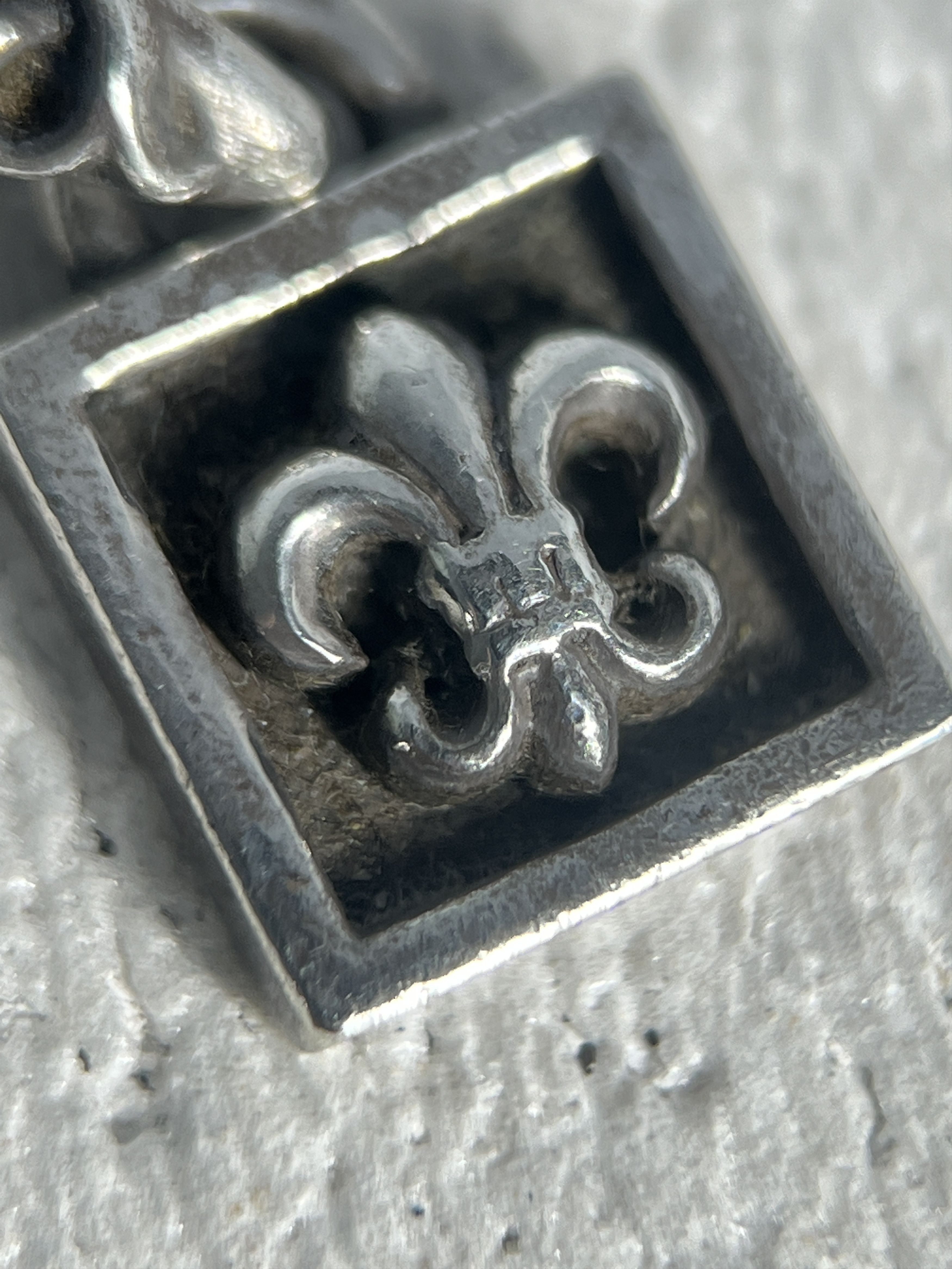 Chrome Hearts Chrome Hearts Fleur de Lis Square Pendant 925 Size ONE SIZE - 2 Thumbnail