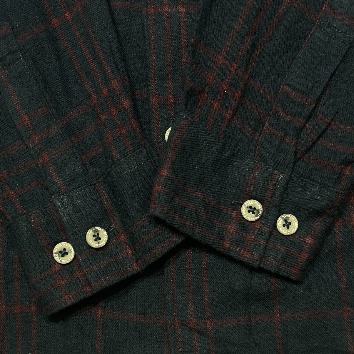 Japanese Brand Vintage 90s Piko Flannel Size US XL / EU 56 / 4 - 3 Thumbnail