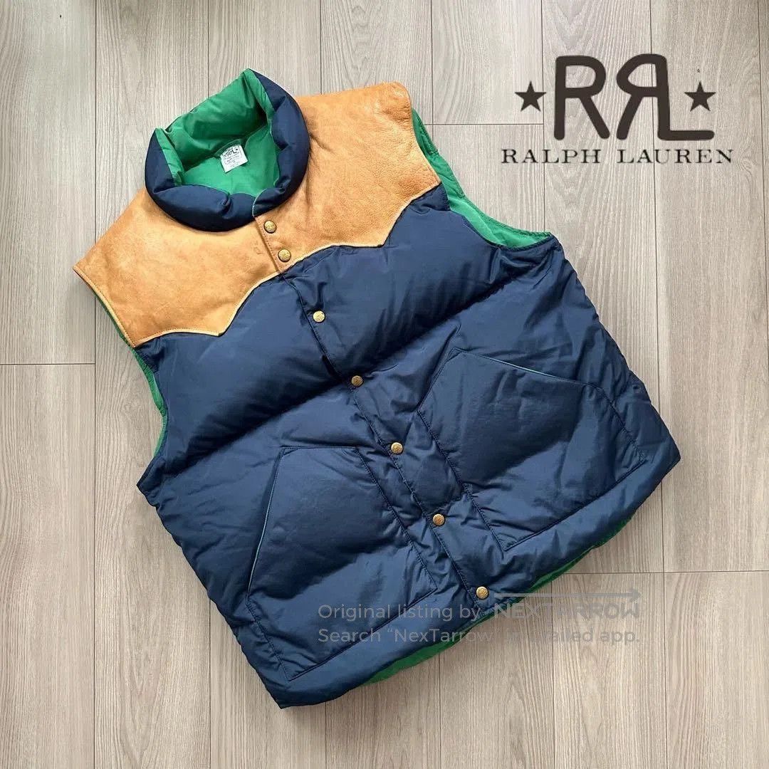 RRL Ralph Lauren RRL Reversible Down Vest. Size US XL / EU 56 / 4 - 1 Thumbnail